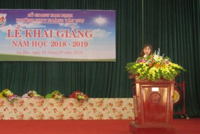 LỄ KHAI GIẢNG NĂM HỌC MỚI 2018 – 2019