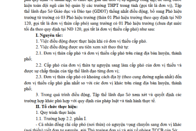 Công văn số 1213/SGDĐT-TCCB về việc thực hiện Nghị định số 120/NĐ-CP